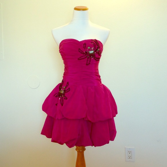 REDUCED!! Fuschia Bebe party dress!!