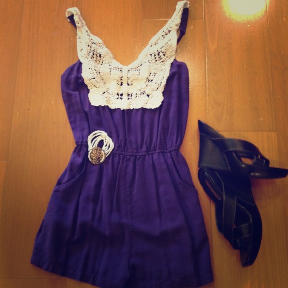 *SOLD*Forever 21 purple romper!