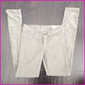 ❤⬇REDUCED⬇All Saints Stone Color Corduroy Jeans❤