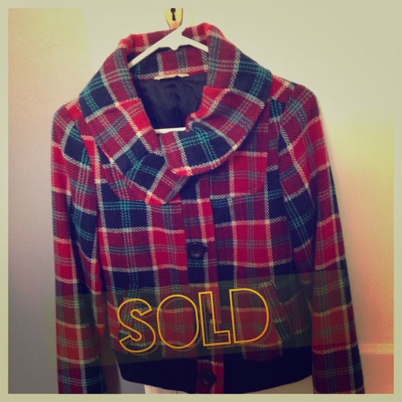 Bundled 🚩Sold🚩Cool plaid jacket