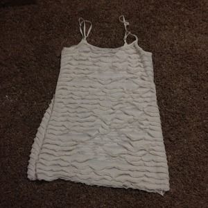 White Ruffle Dress