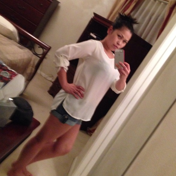 #SOLD as#bundle of 2 See Through long sleeve top - Picture 4 of 4