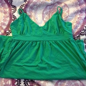 Green spaghetti strap dress Old Navy size 2X