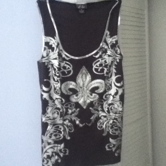 Gray top w silver ....stones