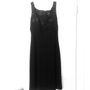 Black cocktail dress