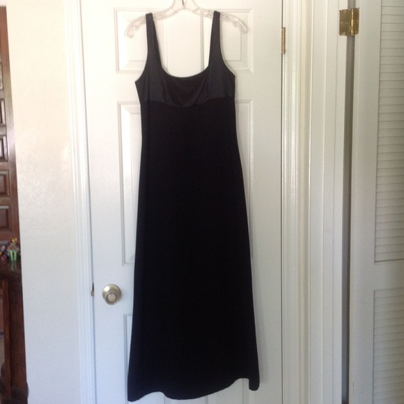 Black mid calf dress