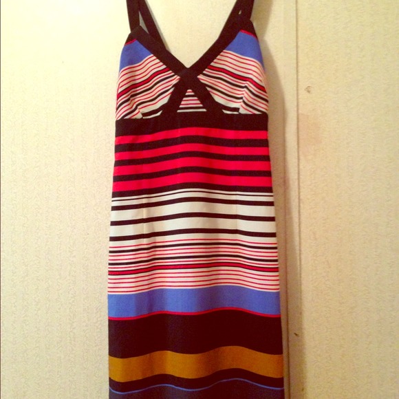 Jessica Simpson Black Multi Maxi Dress