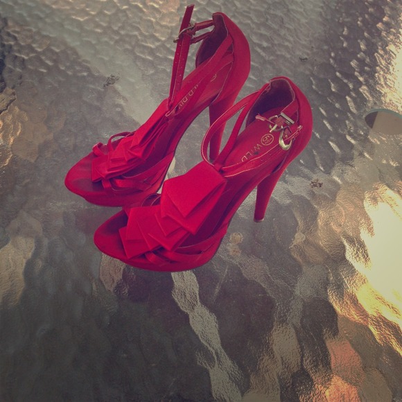 Red high heels