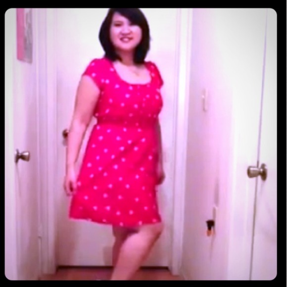 🚫Sold🚫Xhilaration red bicycle print dress - Picture 3 of 4