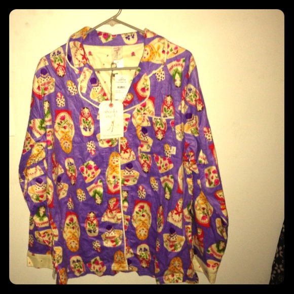 EXTRA EXTRA LARGE MUNKI MUNKI FLANNEL Pajama Set