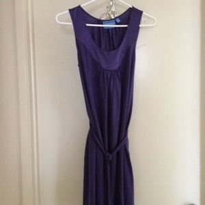 Purple sun dress with sach