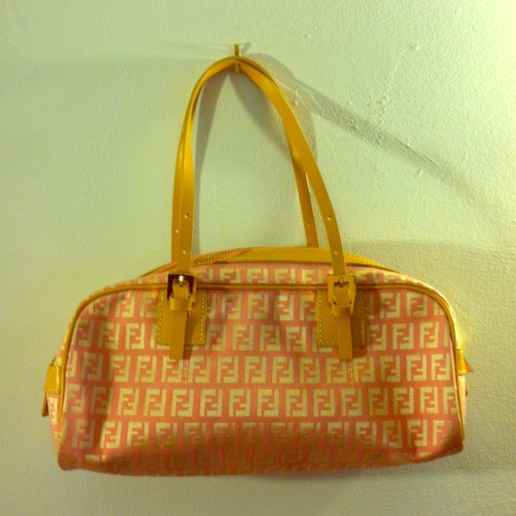 Small pink Fendi bag