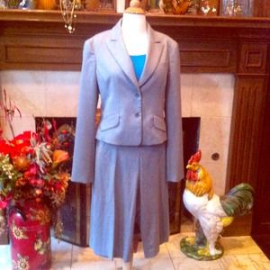 Light Gray Suit with Gaucho Pants
