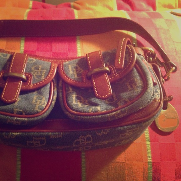 Dooney & Bourke Small Denim Shoulder Bag