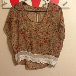 Sheer Gianni Bini top