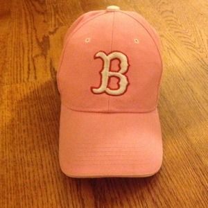 Pink Red Sox hat