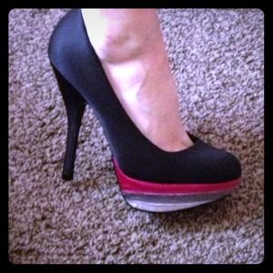 bundle ! black&pink pumps and grey&blue pumps