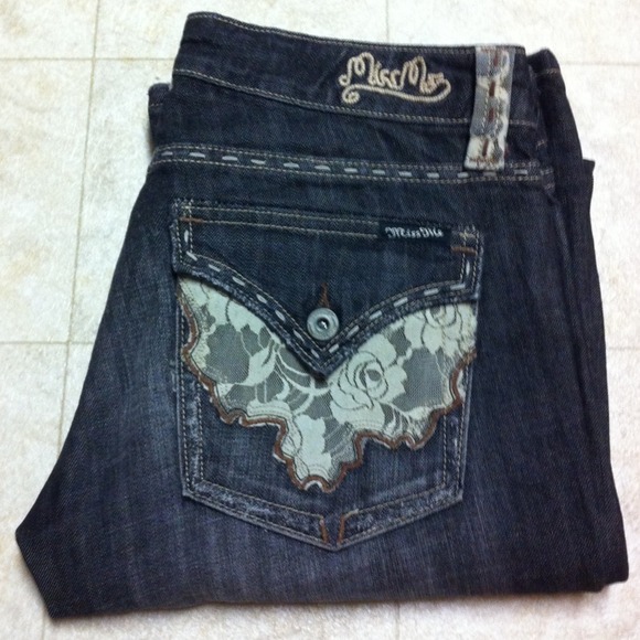 SOLD IN BUNDLE!! Miss Me Lace Bootcut Jeans