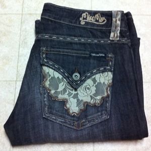 SOLD IN BUNDLE!! Miss Me Lace Bootcut Jeans