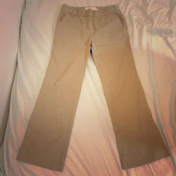 J. Crew Classic Twill Chino Khaki 4P