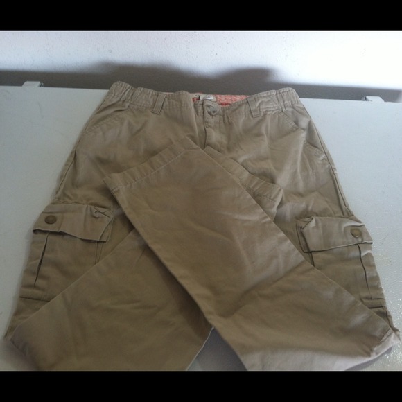 Girls Cherokee size 16 khaki cream pants