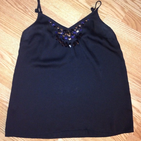 Jeweled tank top