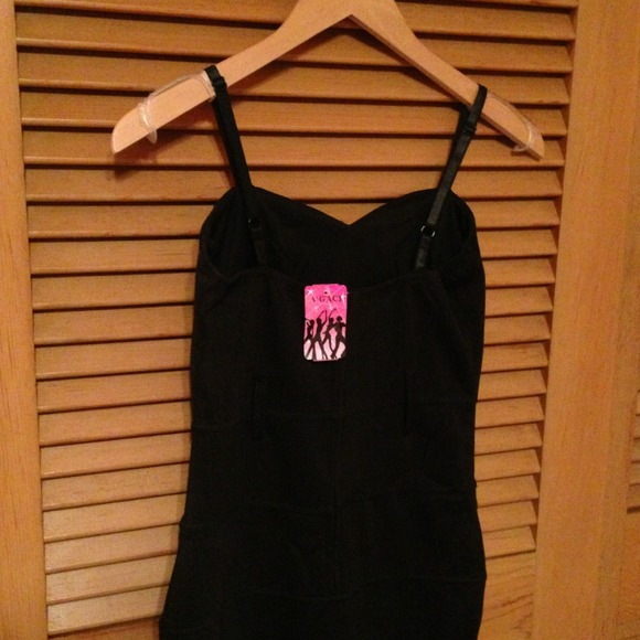 Black Spaghetti Strap Dress NWT - Picture 4 of 4