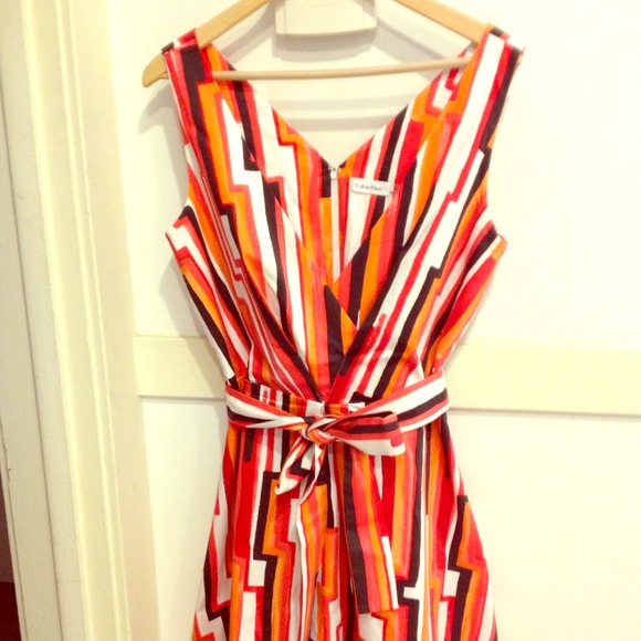 Calvin Klein Print Day Dress