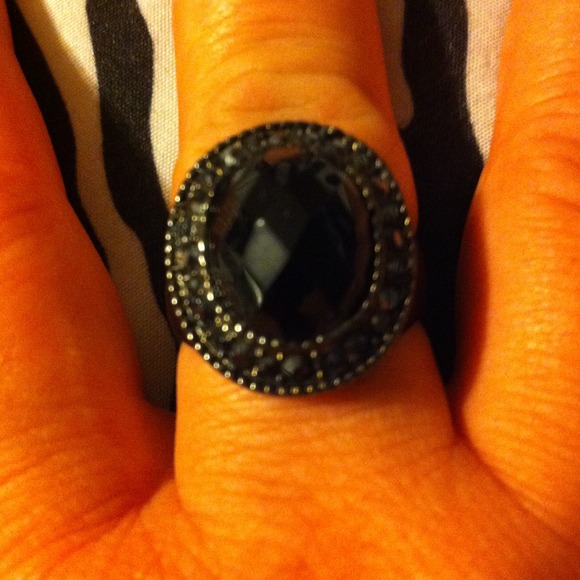 Black classy ring
