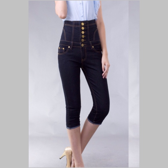 ⏳High Waisted Capris - Picture 2 of 2