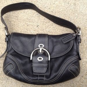 Authentic Coach Black tote