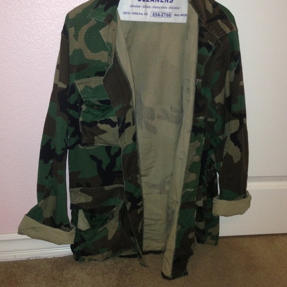 Camo military jacket