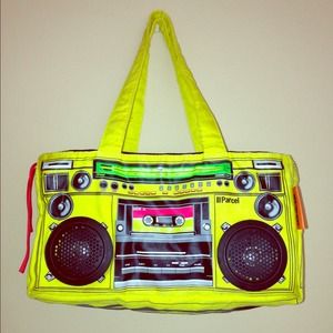 Parcel Boombox purse  one real WORKING speaker