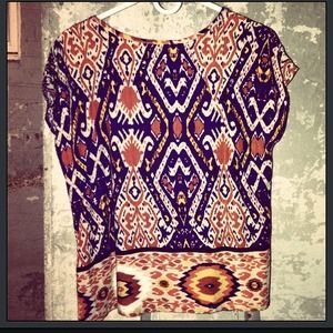 ⚡Bundled⚡Ikat Print Blouse Sz M