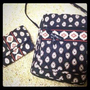 Vera Bradley Crossbody Bag and Wallet