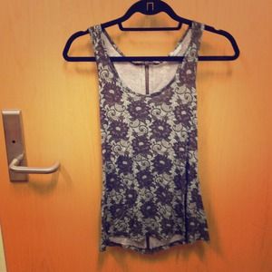 Flirty zipper backed tank in dark jade