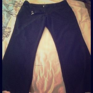 Petite black dress pants.