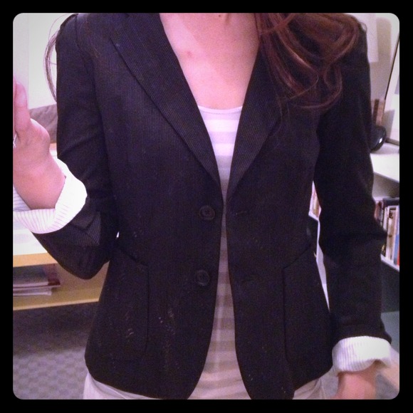 Banana Republic Jackets & Blazers - Banana Republic black pinstripe blazer
