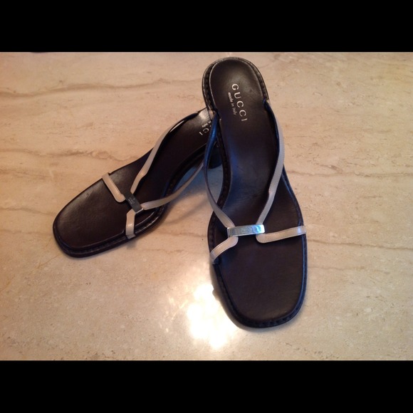 Authentic Gucci Clog/Kitten Heel