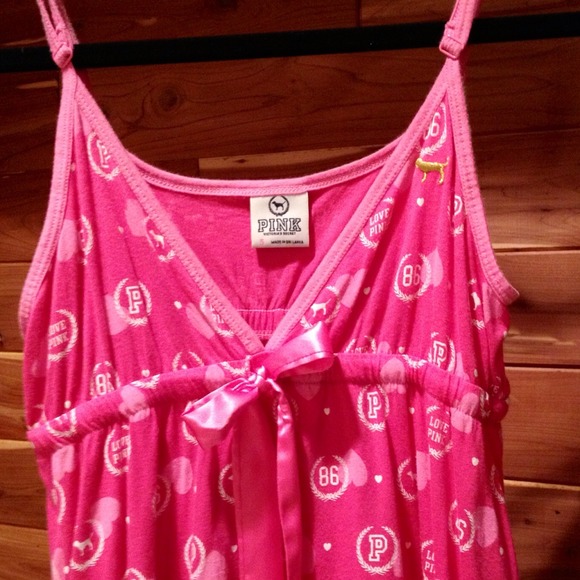 PINK Nightgown NWOT - Picture 2 of 2