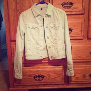 Mint denim jacket