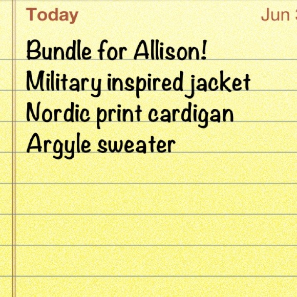 Bundle for Allison
