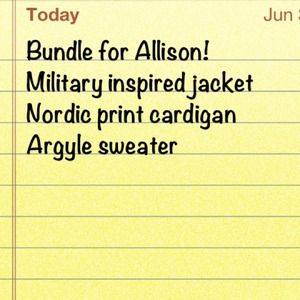Bundle for Allison