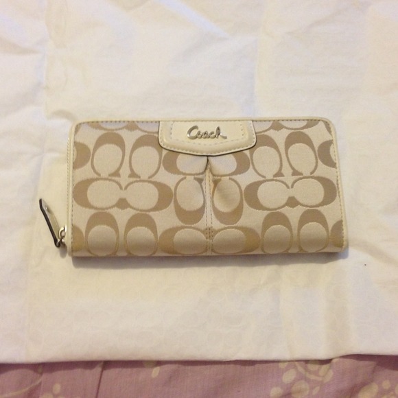 Coach zipped around wallet