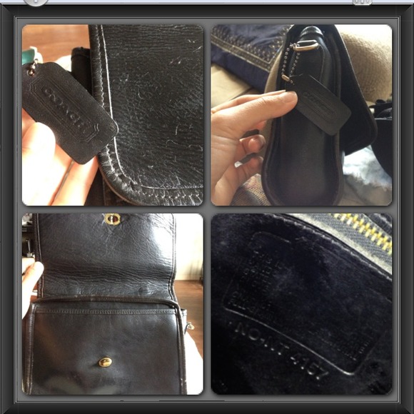 💯 Authentic vintage coach all leather court bag - Picture 3 of 3
