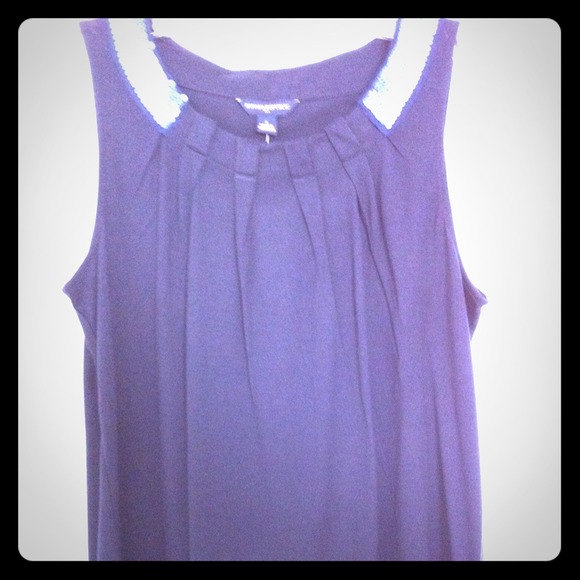 Navy blue Banana Republic Tank w/ sequin detail