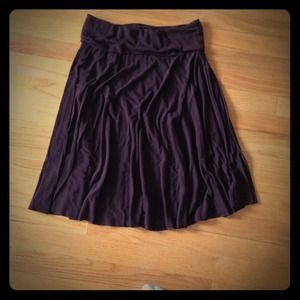 🔴BUNDLE🔴 brown skirt and striped tank!