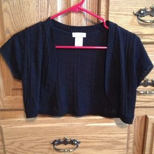 Black half top