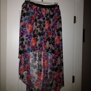 Multi color skirt-Floral