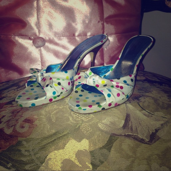 Coach slip on heels